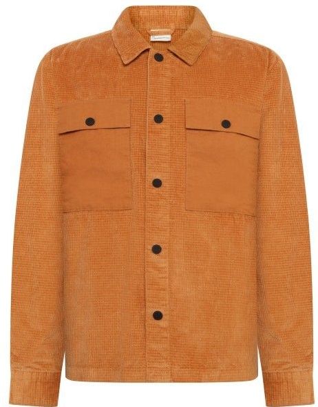 KnowledgeCotton Apparel - 8-Wales Corduroy Overshirt - Overhemd - Oranje