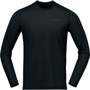 Norrøna - Falketind EqualiserUll Long Sleeve - Caviar Black - Longsleeve