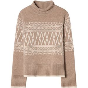 We Norwegians Womens Setesdal Pullover Merinotrui (Dames |beige/bruin)