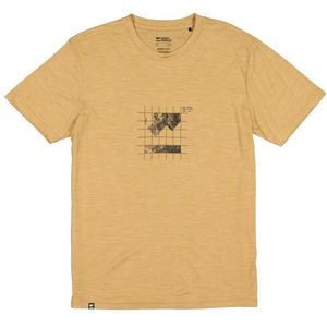 Mons Royale Zephyr Merino Cool T-Shirt Merinoshirt (Heren |beige)