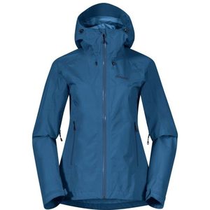 Bergans Womens Skar Light 3L Shell Jacket Regenjas (Dames |blauw |waterdicht)