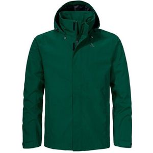 Schöffel - Gmund - Hardshell Jas - Groen - Met Verstelbare Capuchon