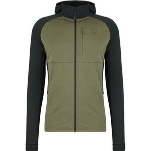 Stoic MerinoFleece240 StorforsSt Zip Hoody Merinohoodie (Heren |olijfgroen)