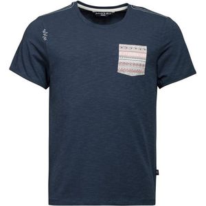 Chillaz Pocket Ornament T-shirt (Heren |blauw)