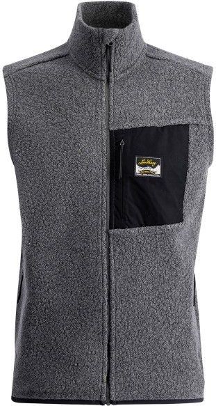 Lundhags - Flok Wool Pile Vest - Grijs - Wollen Bodywarmer
