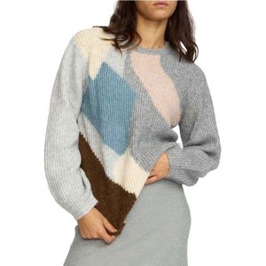 Selfhood Womens Knit Sweater Trui (Dames |grijs)