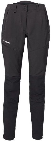 Vaude - Elope Pants - Trekkingbroek - Zwart/Grijs - Stretch, UV-bescherming, DWR-geïmpregneerd