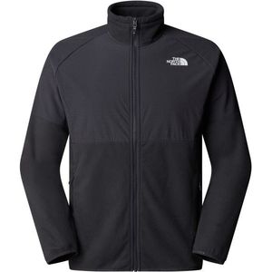 The North Face Glacier Heavyweight Full Zip Fleecevest (Heren |zwart/grijs)