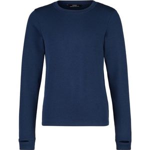 Stoic Kids MerinoSoft245 TuleboSt L/S Merinoshirt (Kinderen |blauw)