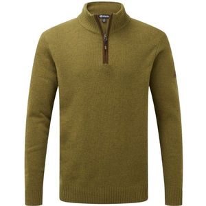 Sherpa Kantega Quarter Zip Sweat Merinotrui (Heren |olijfgroen)