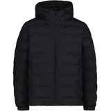 CMP - Down Jacket Fix Hood - Synthetisch Jack - Zwart - Waterdicht