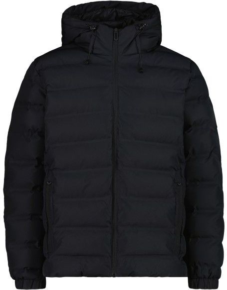 CMP - Down Jacket Fix Hood - Synthetisch Jack - Zwart - Waterdicht