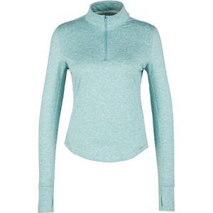 Nike Womens Swift Dri-Fit UV 1/2-Zip Running Top Hardloopshirt (Dames |grijs)