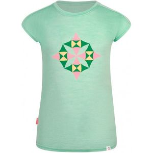 Trollkids Girls Sandefjord T Merinoshirt (Kinderen |groen)