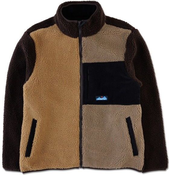 KAVU - Wayside - Fleecevest - Bruin/Zwart