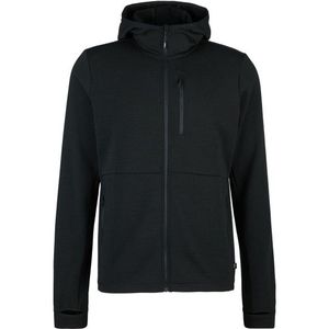 Stoic MerinoWaffleFleece320 NorrdalSt Zip Hoody Trui met capuchon (Heren |zwart)