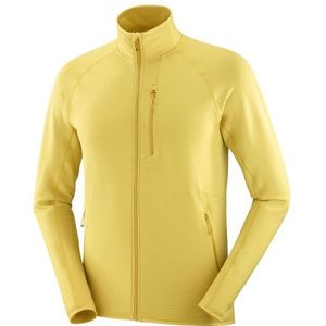 Salomon Essential Lightwarm Fleecevest (Heren |geel)