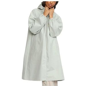 Selfhood Womens Hooded Coat Lange jas (Dames |grijs)