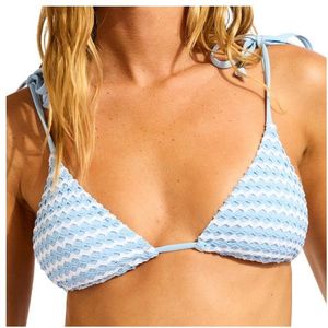 Seafolly Womens Mesh Effect Slide Tri Bikinitop (Dames |oranje)