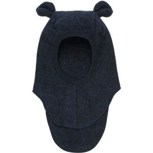 Huttelihut Kids Balaclava Bear Ears Wool Fleece Muts (Kinderen |blauw)