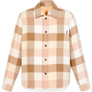 Timberland, Heren, Overhemden, Veelkleurig, Maat: L Fleece,