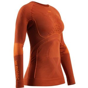 X-Bionic Womens Energy Accumulator 40 Shirt LG SL Thermo-ondergoed (Dames |rood)