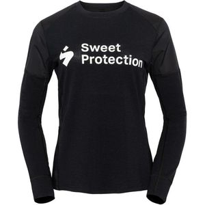 Sweet Protection Womens Hunter Merino Hybrid L/S Jersey Fietsshirt (Dames |zwart)