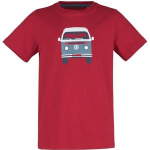 Elkline Kids Four Wheels To Freedom Tezwei T-shirt (Kinderen |rood/roze)