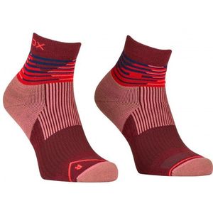 Ortovox Womens All Mountain Quarter Socks Merinosokken (Dames |rood)