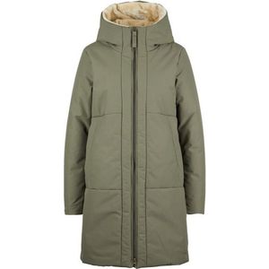 Elvine - Vibeke - Lange Jas - Olijfgroen - Waterdicht