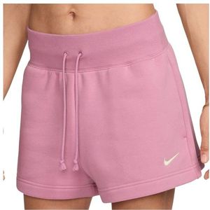 Nike Womens Sportswear Phoenix Fleece Hoody Hardloopshort (Dames |roze)