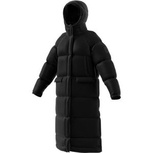 adidas Womens Big Baffle Coat Lange jas (Dames |zwart)