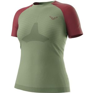 Dynafit Womens Ultra 3 S-Tech S/S Tee Hardloopshirt (Dames |olijfgroen)