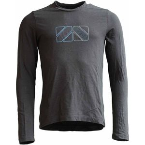 Zimtstern Ecoflowz Shirt L/S Fietsshirt (Heren |grijs/zwart)