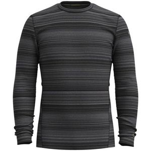 Smartwool Merino 250 Baselayer Crew Boxed Merino-ondergoed (Heren |zwart/grijs)