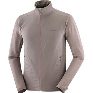 Salomon Essential Lightwarm Hybrid Fleecevest (Heren |bruin/grijs)