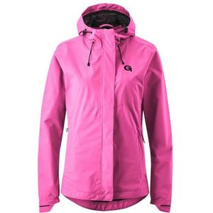 Gonso - Save Jacket Essential - Fietsjack - Roze - 100% Polyester - Capuchon, Waterdicht, Winddicht