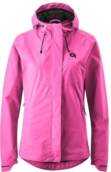 Gonso - Save Jacket Essential - Fietsjack - Roze - 100% Polyester - Capuchon, Waterdicht, Winddicht