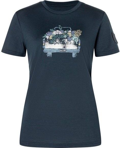 Super.natural - W FLOWER DELIVERY BIO J TEE - T-shirt - Korte Mouwen