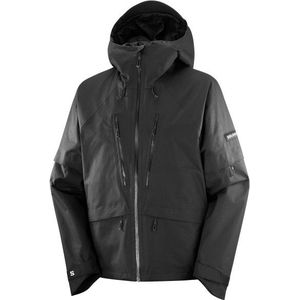 Salomon Venom Full Zip Jacket Ski-jas (Heren |zwart |waterdicht)