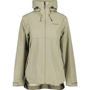 Didriksons Womens Tilde Jacket 4 Regenjas (Dames |olijfgroen/beige |waterdicht)