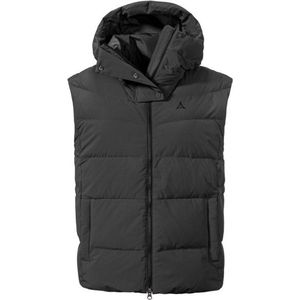 Schöffel Womens Down Vest Vindave Donzen bodywarmer (Dames |grijs/zwart)