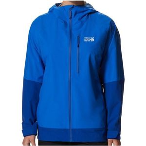 Mountain Hardwear Womens Stretch Ozonic Jacket Regenjas (Dames |blauw |waterdicht)