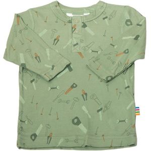 Joha - A-Shape Blouse Longsleeve - Olijfgroen/Groen - Kinderen