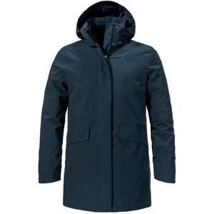 Schöffel - 3in1 Parka Borkol - Dames - Blauw - Waterdicht
