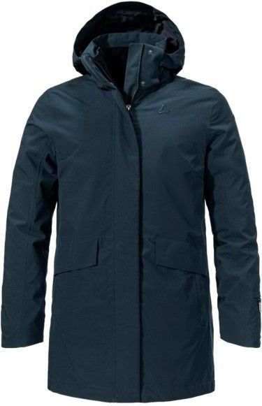 Schöffel - 3in1 Parka Borkol - Dames - Blauw - Waterdicht