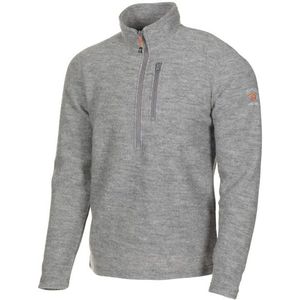 Ivanhoe of Sweden Trille Half Zip Wollen trui (Heren |grijs)