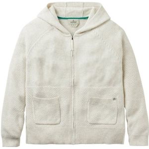 Passenger Womens Cove FZ Organic Cotton Knitted Hoodie Hoodie (Dames |beige)