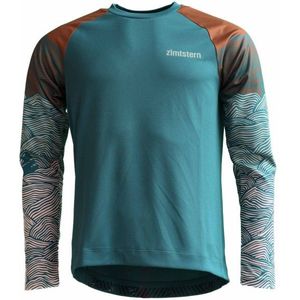 Zimtstern Braapz Shirt L/S Fietsshirt (Heren |turkoois)