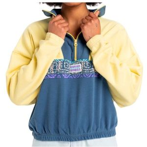 Quiksilver Womens Half Zip Fleecetrui (Dames |meerkleurig)